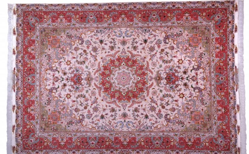 La fabrication de tapis iranien fait main